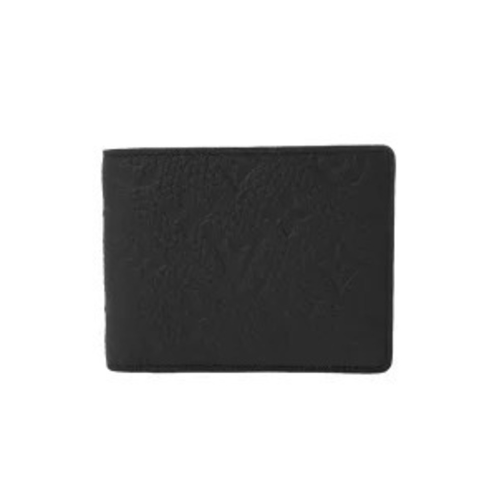 Louis Vuitton Portefeuille Multiple Black Taurillon Leather Bi fold Wallet